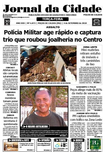 JC 04 de setembro de 2018 - Jornal da Cidade