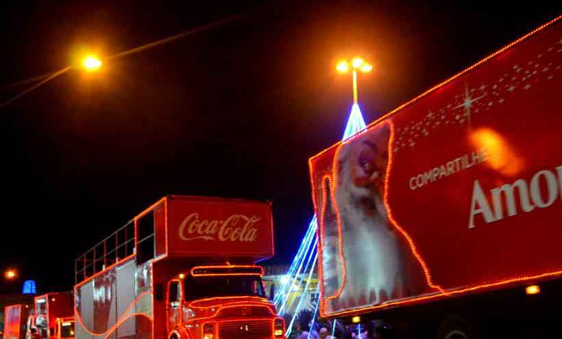 Poços recebe Caravana de Natal da Coca-Cola no dia 10 - Jornal da Cidade -  Notícias de Poços de Caldas e região